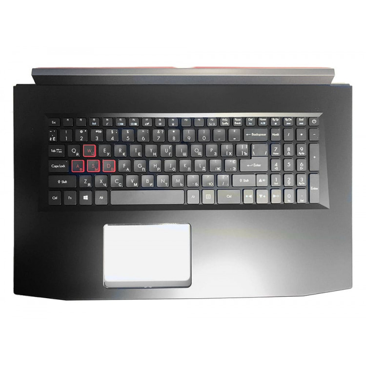 Корпус ноутбука / верхняя крышка с клавиатурой для ноутбука Acer Predator Helios 300 PH317-51 (6B.Q29N2.009) c GTX 1060 Оригинал от Acer