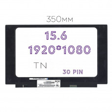 Матрица NT156FHM-N61 екран для ноутбука 15.6" TN (1920x1080 Full HD, матова, 30pin, LED, Slim, без кріплень, 350мм) [Яскравість 220cd/m2, Кут огляду 45/45/20/40, Контраст 500:1]