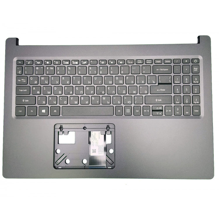 Корпус ноутбука / верхняя крышка с клавиатурой для ноутбука Acer Aspire A315-55, A315-57, Extensa 215-53G (6B.HEDN7.032) Оригинал от Acer