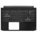 Корпус ноутбука / верхня кришка з клавіатурою від ноутбука Acer Nitro 5 AN515-55 с RGB и VGA GTX1660Ti/RTX3060/RTX2060 (6B.QB2N2.009) Оригінал від Acer