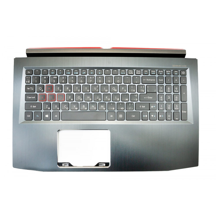 Корпус ноутбука / верхня кришка з клавіатурою від ноутбука Acer Predator Helios 300 PH315-51 з GTX 1060 (6B.Q3FN2.009) Оригінал від Acer