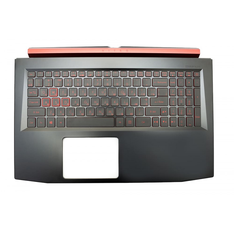 Корпус ноутбука / верхня кришка з клавіатурою від ноутбука Acer Nitro 5 AN515-41, AN515-51, AN515-53 з GPU GeForce GTX 1050 (6B.Q2SN2.009) Black Оригінал від Acer