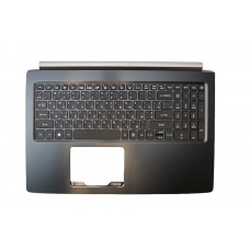 Корпус ноутбука / верхня кришка з клавіатурою від ноутбука Acer Aspire 7 A715-72, A715-72G  (6B.GXBN2.009) Black Оригінал від Acer