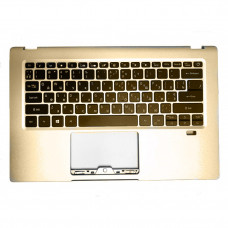 Корпус ноутбука / верхня кришка з клавіатурою від ноутбука Acer Swift 1 SF114-34 (6B.A7BN8.009) Gold Оригінал від Acer