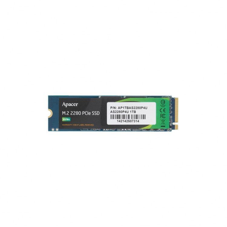 Накопитель SSD M.2 NVMe Apacer AS2280P4U 256 GB (AP256GAS2280P4U-1)