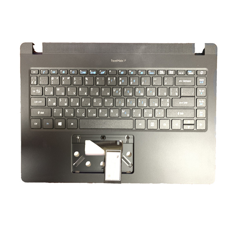 Корпус ноутбука / верхня кришка з клавіатурою від ноутбука Acer TravelMate TMP214-53, TMP40-53 (6B.VPNN7.032) Оригінал від Acer
