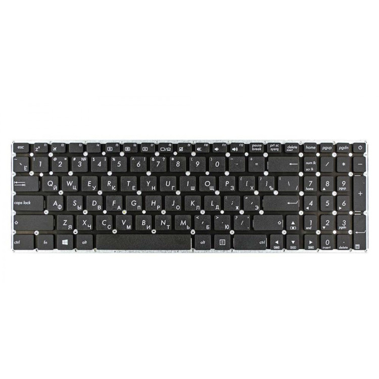 Клавіатура Asus для ноутбука X540, X543, A540, D540, F540, K540, R540 (Чорна)