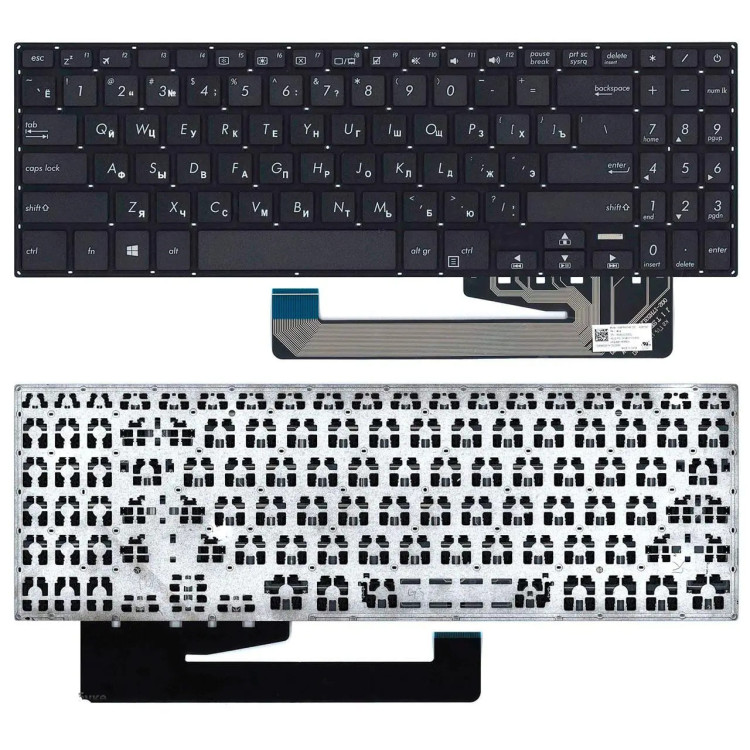 Клавиатура Asus для ноутбука A560, F560, K560, R560, R562, X560 (Черная)