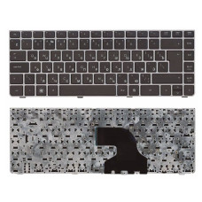 Клавіатура HP для ноутбука ProBook 4330S 4331S 4430S 4431S 4435S 4436S без підсвічування (Black) сіра рамка