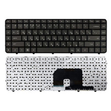 Клавіатура HP для ноутбука Pavilion: dv6-3000, dv6-4000 без підсвічування (Black) чорна рамка