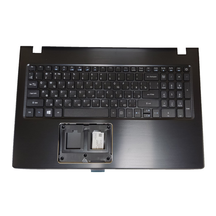 Корпус ноутбука / верхняя крышка с клавиатурой для ноутбука Acer Aspire E5-523, E5-553, E5-553G, E5-575, E5-575G, E5-576, E5-576G, K50-20, TravelMate TMP259-G2, TMP259-M, TMTX50-G1 (6B.GDZN7.020) Оригинал от Acer