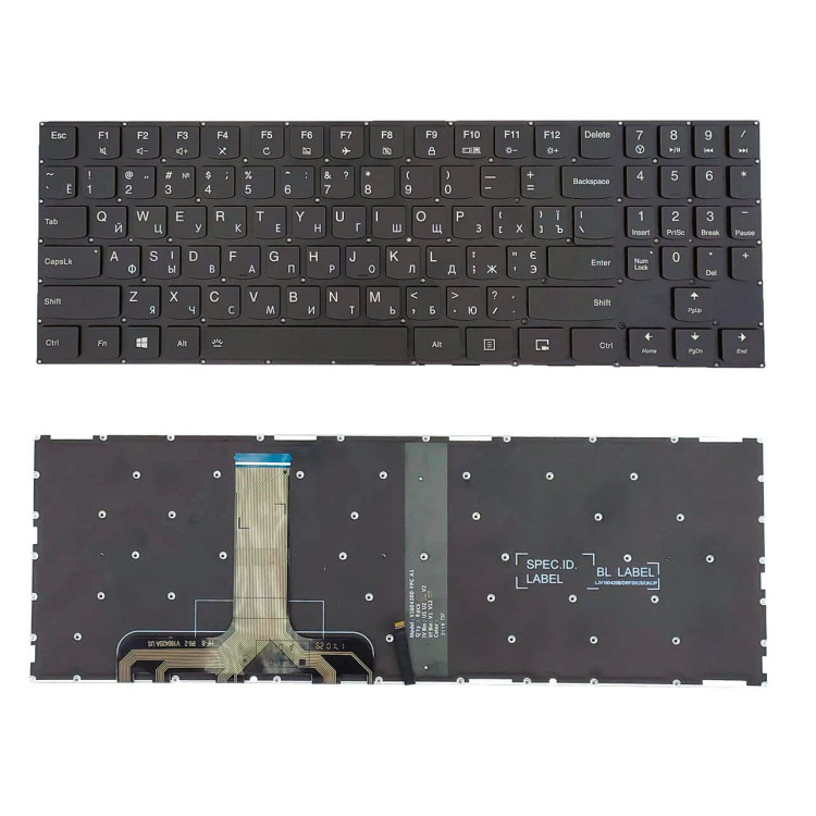 Клавіатура Lenovo Legion для моделей ноутбука: Y520, Y530, Y720, R720 з White підсвічуванням