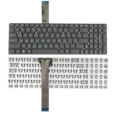 Клавиатура Asus для моделей ноутбука K55, A55V, A75V, K55V, K75V (Черная)  Клавиатура Asus для моделей ноутбука K55, A55V, A75V, K55V, K75V (Черная)