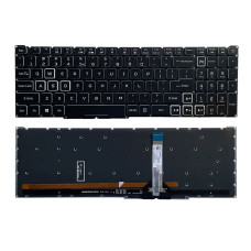 Клавіатура Acer для моделей ноутбука: Nitro 5 AN515-45, AN515-56, AN515-57, AN517-41, Predator Helios 300 PH315-53, PH315-54 (Вузький шлейф) з RGB підсвічуванням ENG/RUS