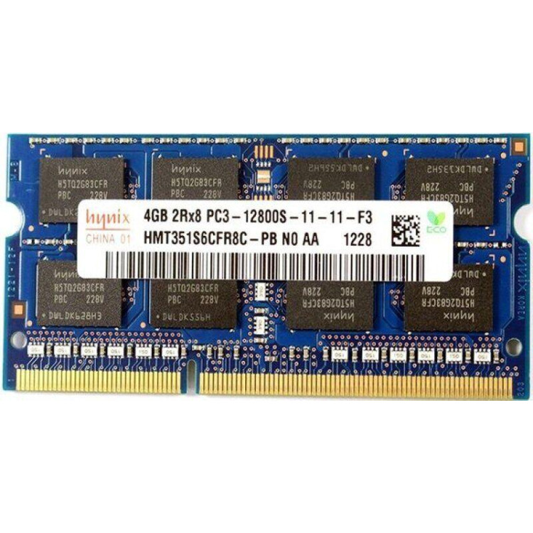 Модуль пам'яті для ноутбука SoDIMM DDR3 4GB Hynix (HMT351S6CFR8C-PB) Б/В