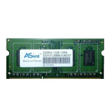 Модуль пам'яті для ноутбука SoDIMM DDR3 1GB ASint (SSY3128M8-EAEEF) Б/В