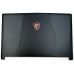 Корпус ноутбука / кришка екрану від ноутбука MSI GL63 8RC 8RD 8RE GL63 8SC 8SD 8SE (Black) 