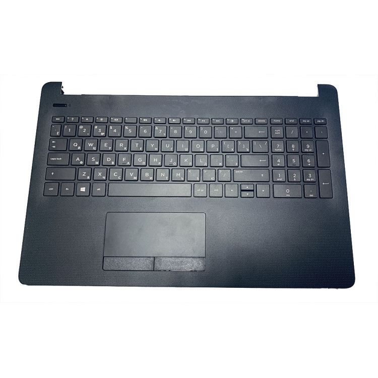 Корпус ноутбука / верхня кришка з клавіатурою від ноутбука HP 250 G6, 255 G6, 256 G6, 258 G6, 15-BS, 15-BW, 15-BR (Black) AP204000E00 ENG/RUS H-copy