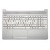 Корпус ноутбука / верхня кришка з клавіатурою від ноутбука HP 15S-GR, 15S-DY, 15-DW, 15-DU, 15-CS, TPN-C139 (Silver) AP2H8000510 ENG/RUS H-copy