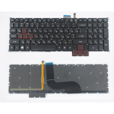 Клавіатура Acer для моделей ноутбука: Predator G9-591, G9-791 з RGB підсвічуванням ENG/RUS (NKI1513013)