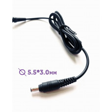 Кабель від блоку живлення ноутбука Samsung 5,5*3,0 мм (140см) Кабель від блоку живлення ноутбука Samsung 5,5*3,0 мм (140см)