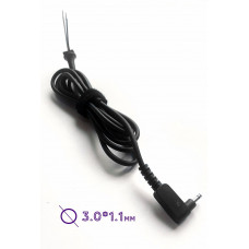 Кабель від блоку живлення ноутбуків Asus і Acer 3.0 * 1.1mm довжина 1.7м Кабель від блоку живлення ноутбуків Asus і Acer 3.0 * 1.1mm довжина 1.7м