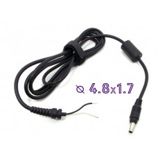 Кабель від блоку живлення ноутбука HP 4.8*1.7 мм bullet (180см)