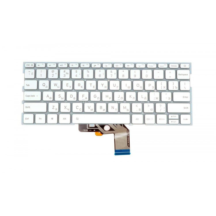 Клавиатура Xiaomi для ноутбука Mi Air 13 з підсвіткою (MK10000005761) Silver
