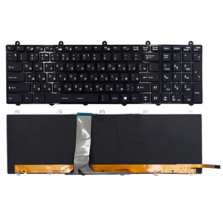 Клавіатура MSI для моделей ноутбука: CX61, GE60, GE70, GT60, GT70, GT780, GT783, GX780 з підсвічуванням