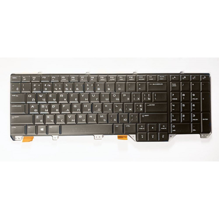 Клавіатура Dell для ноутбука Alienware M17X R5 з RGB з підсвіткою