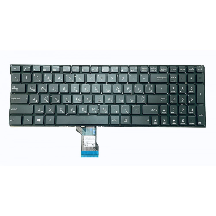 Клавиатура Asus для ноутбука Asus N552, N752, UX560, UX560UQ, UX560UX, QX501, Q502, Q503, Q504, Q524UQ, Q552, Q553UB, Q553, Q534UX с подсветкой