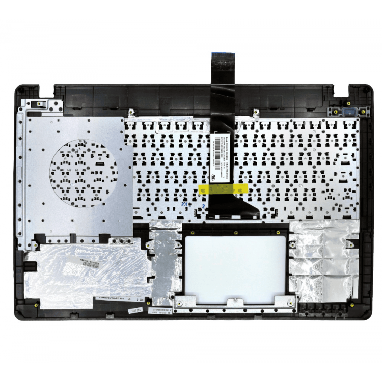Корпус ноутбука / верхняя крышка с клавиатурой для ноутбука Asus X550C (Черный) RUS