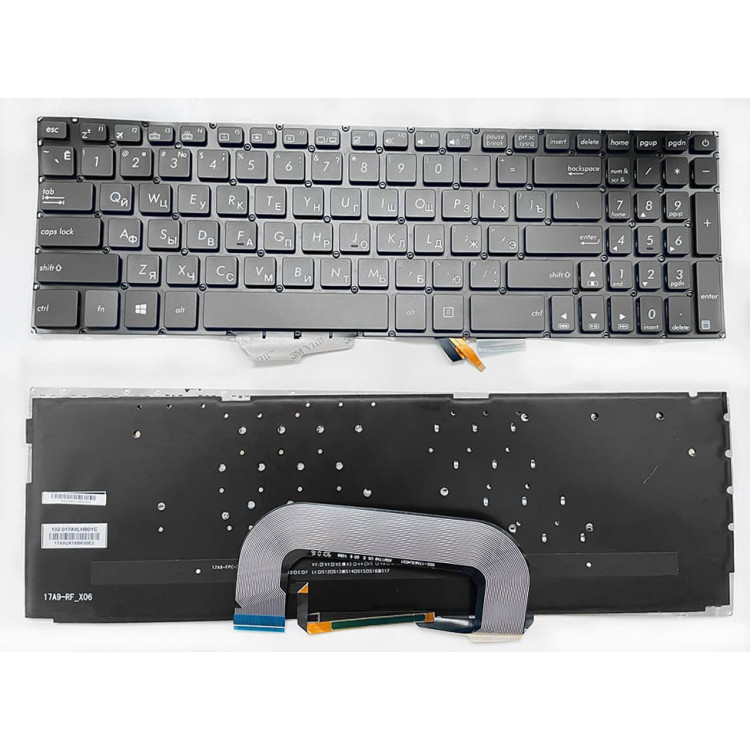 Клавиатура Asus для ноутбука VivoBook Pro 17 N705, X705 с подсветкой