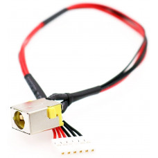 Роз'єм живлення / гніздо зарядки для ноутбука Acer Nitro 5 AN515-51, AN515-52, AN515-53, A315-41, A515-41, G3-572, PH315-51 135W (DC301010K00/DC301010V00) з кабелем 6 pin