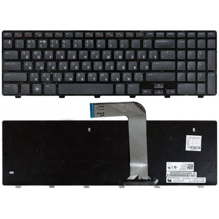 Клавіатура Dell для ноутбука Inspiron 3551, M5110, N5110 (Чорна)