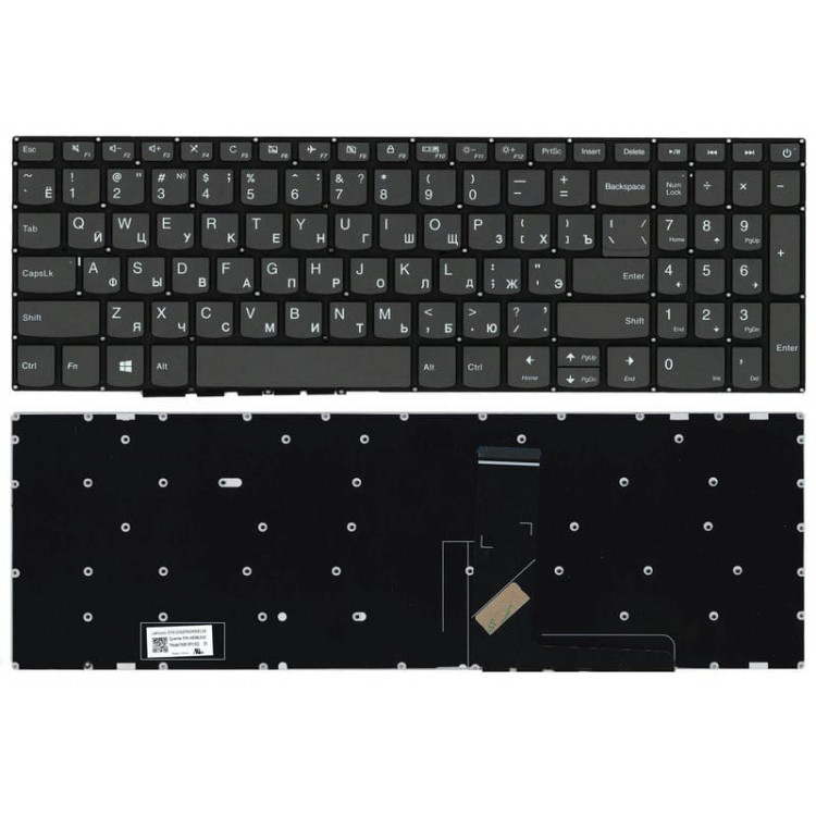 Клавиатура Lenovo для моделей ноутбука: IdeaPad 320-15, 320-15ISK, 320-15ABR, 320-15AST, 320-15IAP, 320-15IKB, 520-15, 520-15IKB, 330-15, 330-15IKB, 330-15AST, L340-15, L340C-15, L340-17, S145-15IWL без подсветки