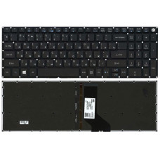 Клавіатура Acer для моделей ноутбука: Aspire A315-21, A315-31, A315-32, A315-33, A315-41, A315-51, A517-51, E5-522, E5-523, E5-532, E5-575, ES1-523 (Black) BackLight