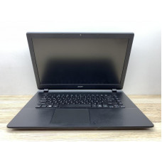 Ноутбук Acer Aspire ES1-511 / 15.6" 1366х768 / CPU Intel Celeron N2830 (2.16 ГГц) / GPU Intel HD Graphics / RAM 4GB / HDD 500GB / Windows 10 / Bluetooth / веб-камера / 2.4 кг / чорний