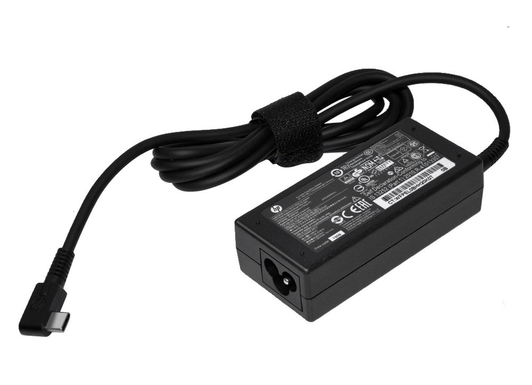 Блок питания (зарядка) для ноутбука HP 65W (5V-2A / 12V-3A / 15V-3A Type-C) USB-C коннектор Оригинал